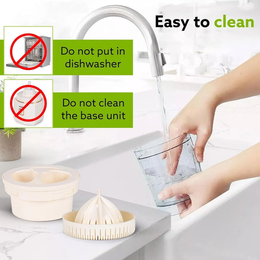 AGARO Regal Electric Citrus Juicer, 200ml Capacity, 80 Watts, Automatic Juice Extractor, Orange, Lemon, Grapefruit Juicer & Squeezer Machine, Electric Fruit Squeezer, Portable, white