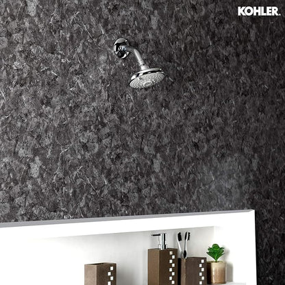 🚿 Kohler 5-Spray Multifunction Wall-Mount Overhead Shower – Vibrant Brushed Finish with Katalyst Air-Induction Technology | Rain, Foam & Massage Spray Modes