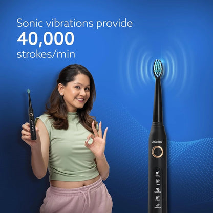 AGARO COSMIC PLUS Sonic Electric Tooth Brush For Adults
