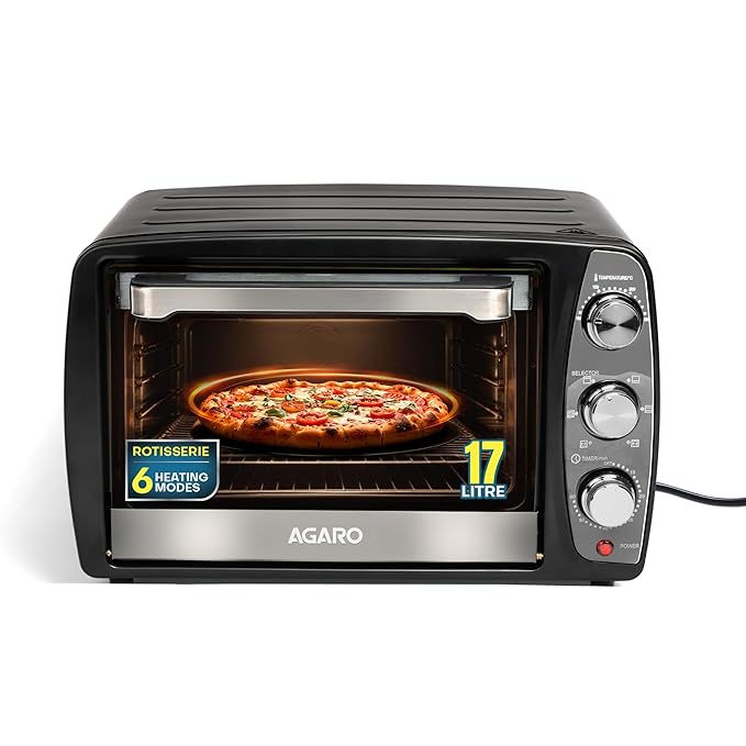 AGARO Majestic 17L OTG Oven – Bake, Grill, Roast & Toast + FREE Lint Remover