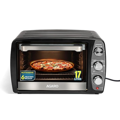 AGARO Majestic 17L OTG Oven – Bake, Grill, Roast & Toast + FREE Lint Remover