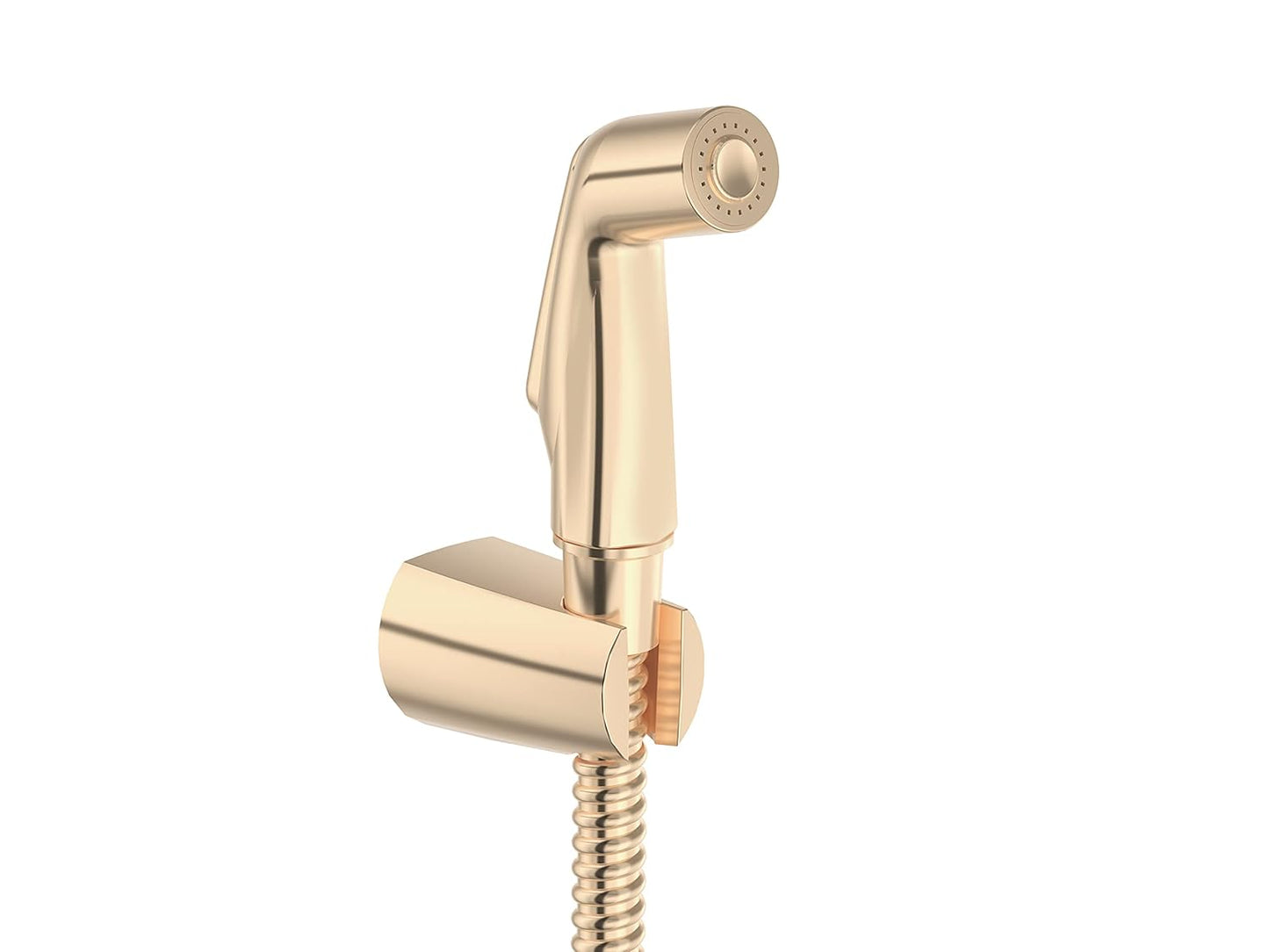 Kohler 12927IN-AF Deco Contemporary Health Faucet — Elegant French Gold Finish | Metal Hose & Holder