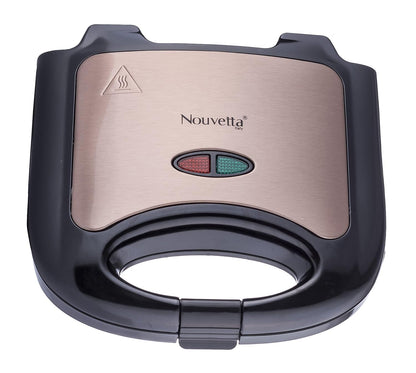Nouvetta Festival Sandwich Maker & Toaster – 750W Power with Non-Stick Plates & Easy Locking System | Quick Crispy Sandwich Grill for Home Kitchen 🔥
