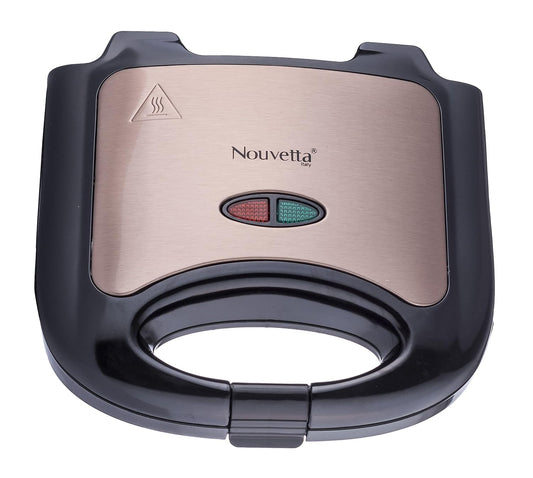 Nouvetta Festival Sandwich Maker & Toaster – 750W Power with Non-Stick Plates & Easy Locking System | Quick Crispy Sandwich Grill for Home Kitchen 🔥