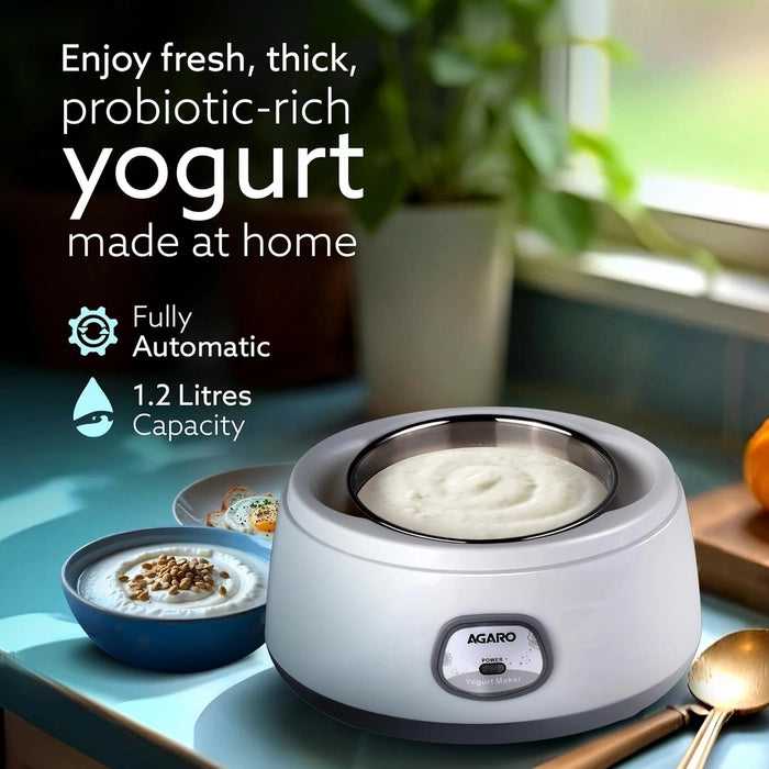 AGARO Classic Portable Yogurt Maker Machine for Home