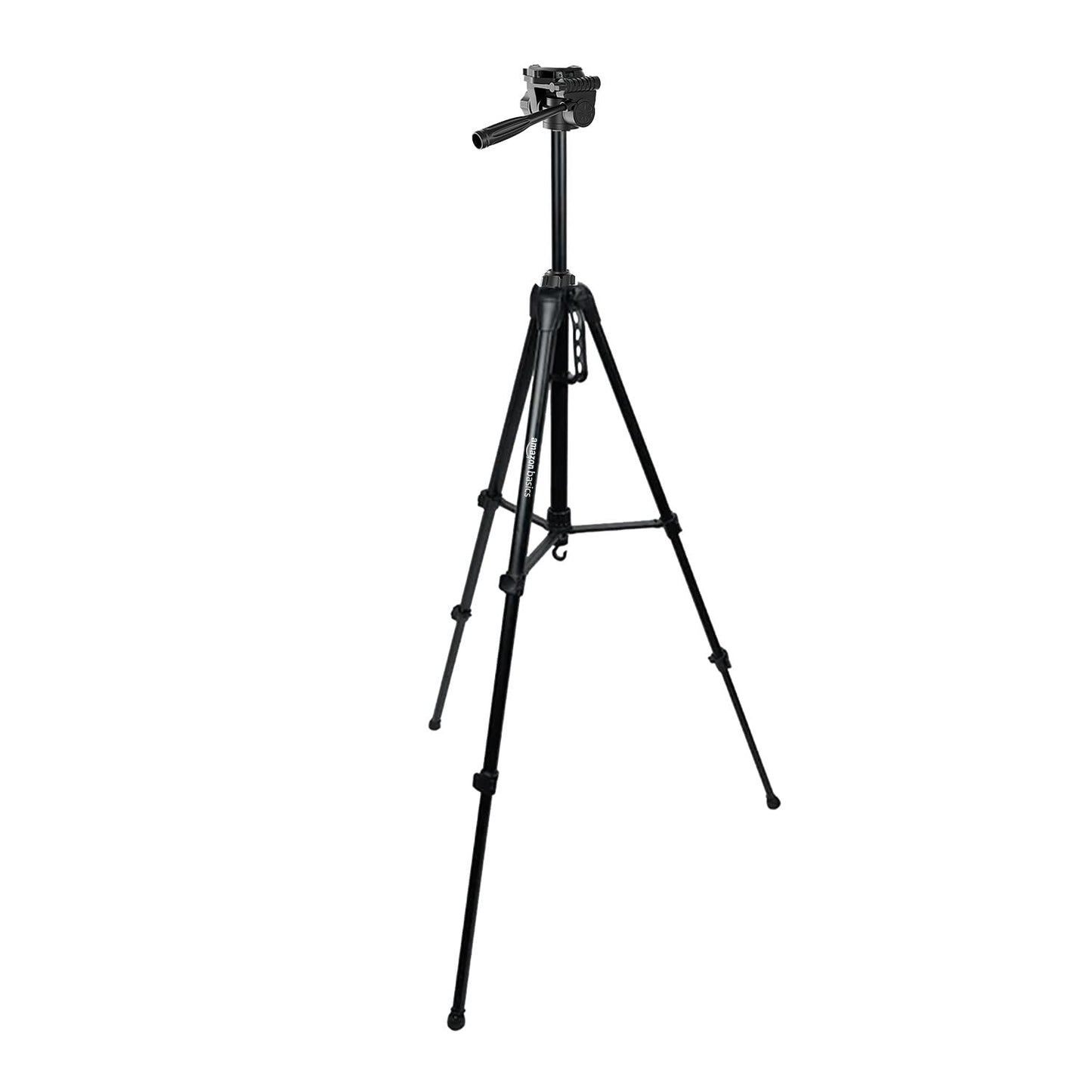 Amazon Basics 60 Inch Aluminium Tripod Stand for DSLR & Camera | 360° Ball Head | 4.5kg Load Capacity