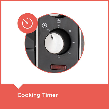 A BLACK+DECKER 30 Litre OTG Oven BXTO3001IN with Rotisserie, Grey – FREE AGARO Lint Remover Worth ₹799 | Baking, Grilling & Toasting