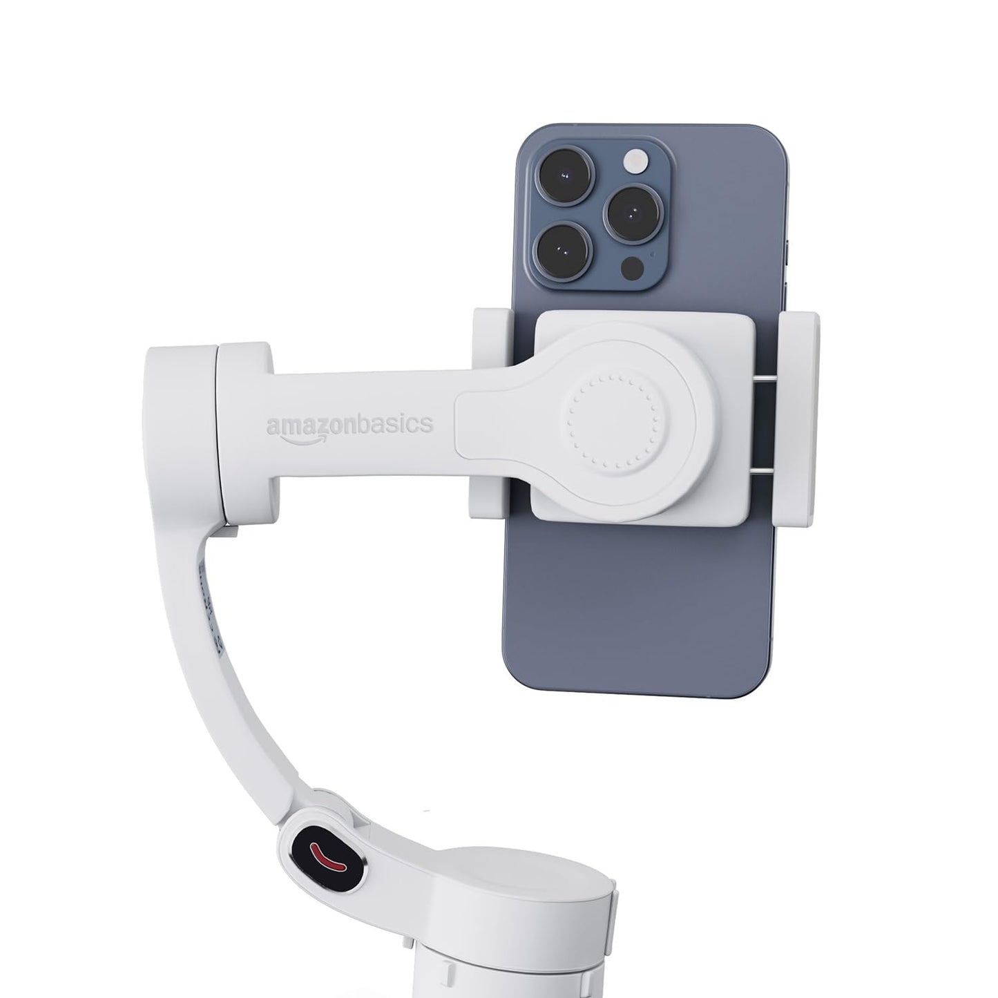 Amazon Basics Foldable 3-Axis Gimbal Stabilizer with Advanced Gyroscope | Shake-Free Video, Object Tracking, Time-Lapse & Panorama | 2500mAh Battery | Ideal for Vlogging +FREE AirPods Worth ₹699