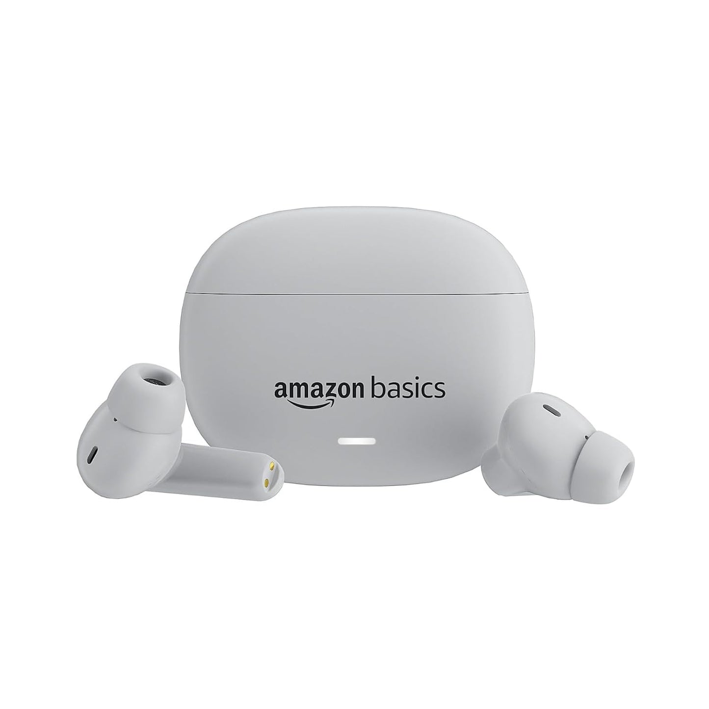 Amazon Basics True Wireless Earbuds with Mic | Long Battery Life Up to 60H, IPX5 Sweat & Water Resistant, Bluetooth 5.3, Touch Controls