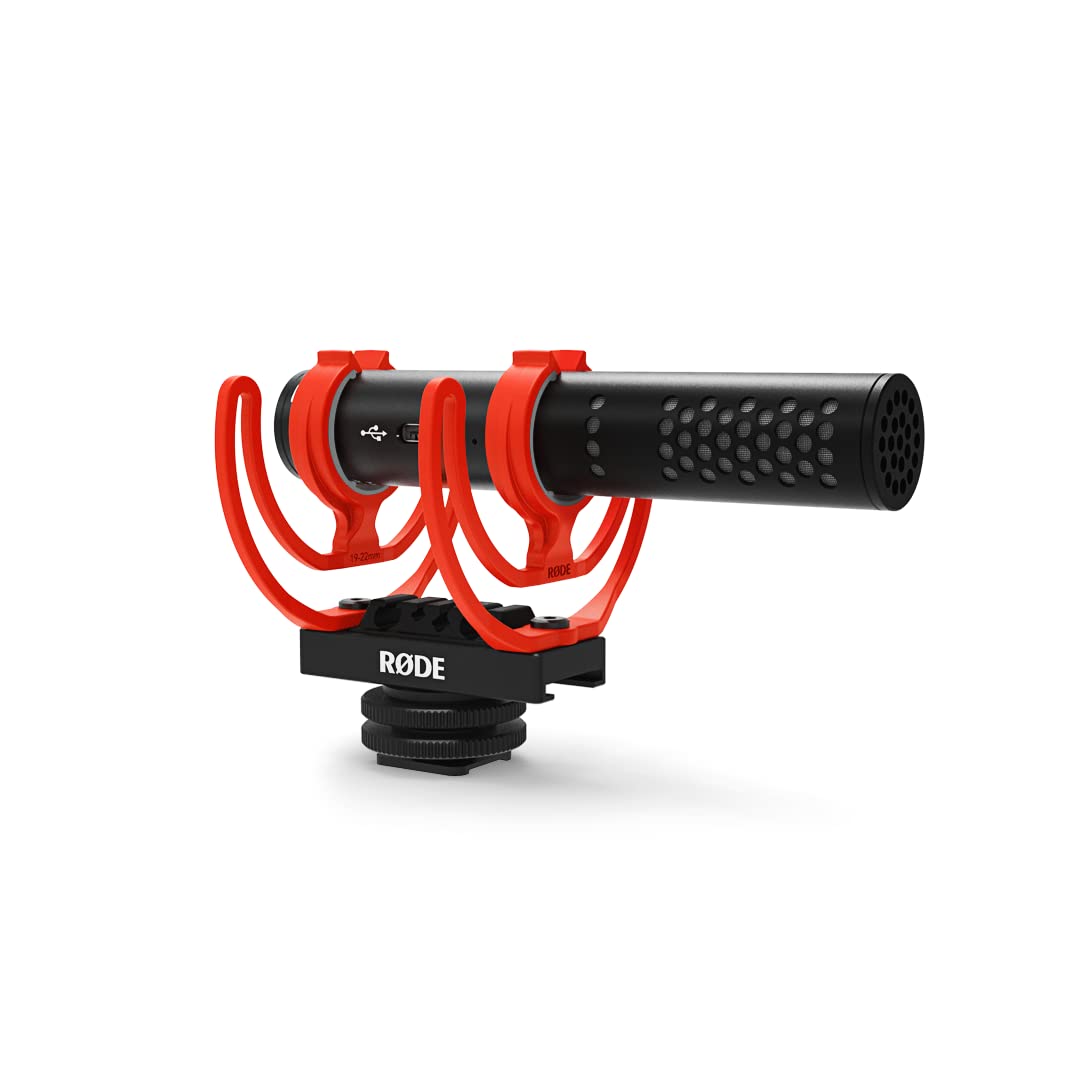 RØDE VideoMic GO II USB Mic – Compact Lightweight Shotgun Microphone for Camera, Mobile & PC Recording