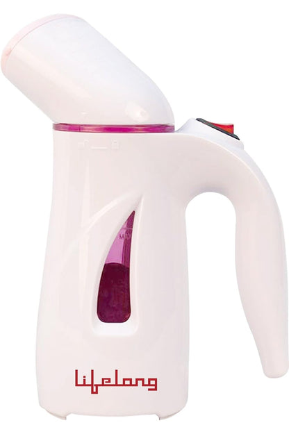 Lifelong LLGS01 Handheld Garment Steamer (Pink) + FREE AGARO Royal Coffee Frother (Worth ₹600) – Limited Time Offer!