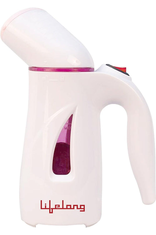 Lifelong LLGS01 Handheld Garment Steamer (Pink) + FREE AGARO Royal Coffee Frother (Worth ₹600) – Limited Time Offer!