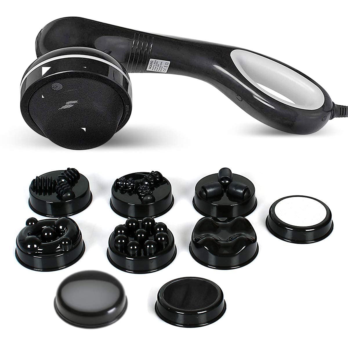 A AGARO Relaxo Full Body Massager Machine | 8 Massage Heads, 5 Modes, 6 Speeds for Back, Neck, Leg & Foot Pain Relief + FREE Solimo 11-in-1 Chopper + FREE AGARO Elite Lint Remover