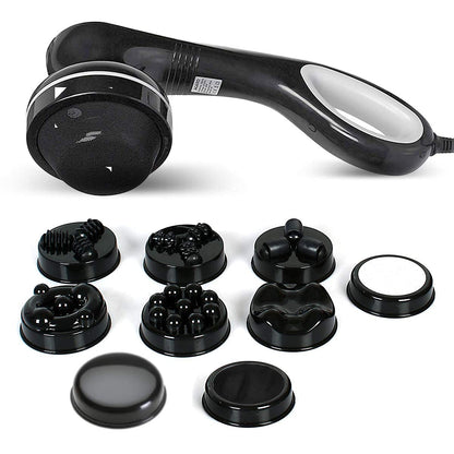 A AGARO Relaxo Full Body Massager Machine | 8 Massage Heads, 5 Modes, 6 Speeds for Back, Neck, Leg & Foot Pain Relief + FREE Solimo 11-in-1 Chopper + FREE AGARO Elite Lint Remover