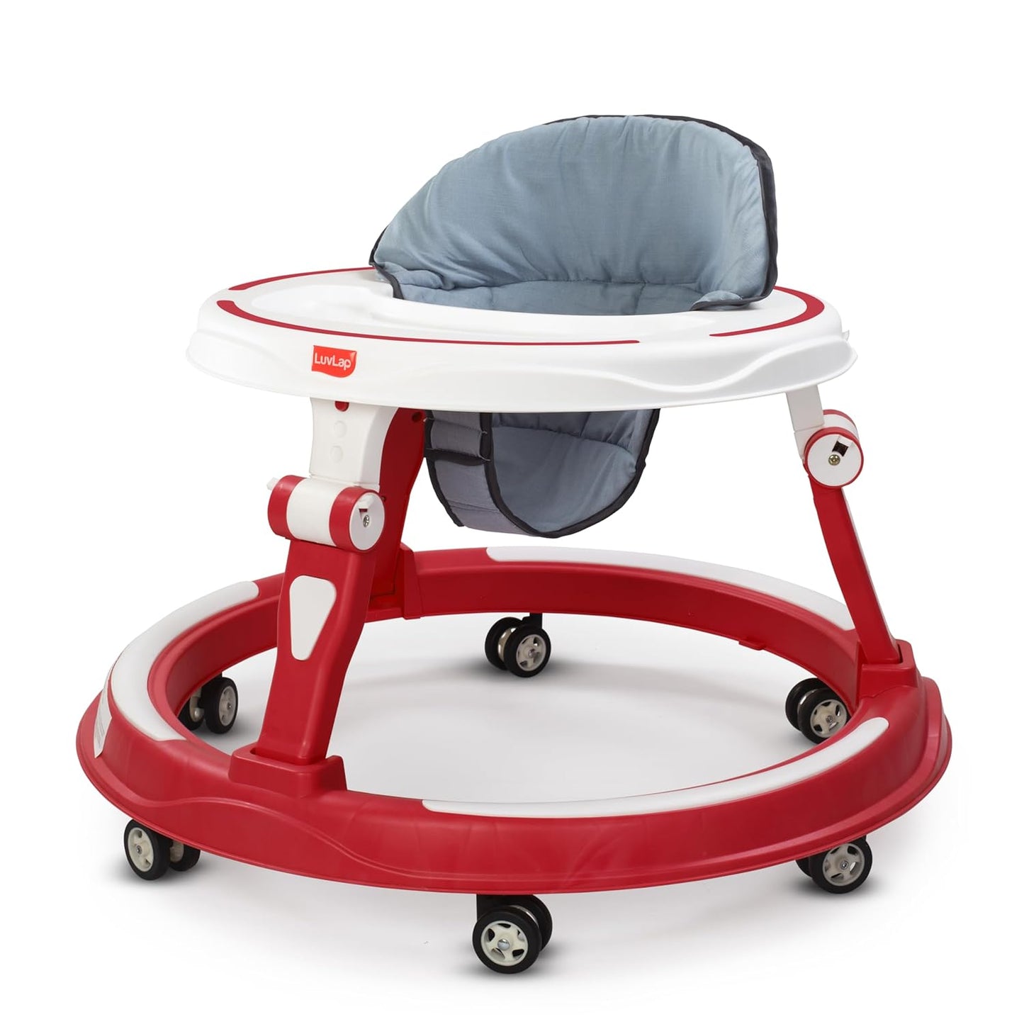 LuvLap Elegant 360° Baby Walker for 6–18 Months | 3-Level Height Adjustable | Safe & Comfortable |FREE AirPods Worth ₹499 🎁