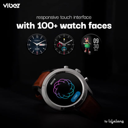 Vibez Urbane Smartwatch Silver – HD Display, SpO₂, 24×7 Heart Rate, Sleep Tracking, IP67 Waterproof | Buy 1 Get 1 Free Offer