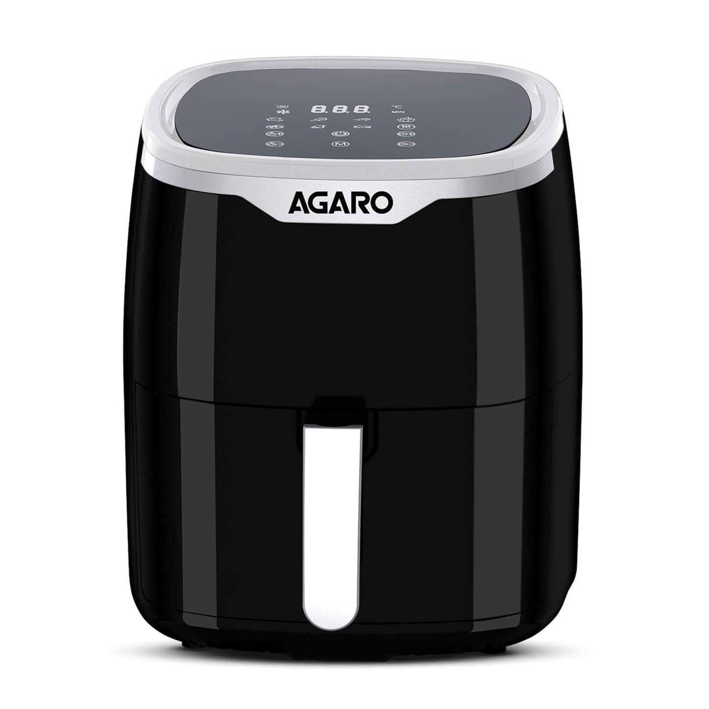 AGARO Galaxy Digital Air Fryer 4.5L | 1400W Oil-Free Air Fryer with Touch Display & 7 Presets