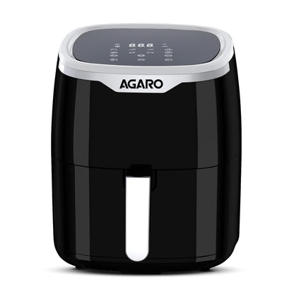 AGARO Galaxy Digital Air Fryer 4.5L | 1400W Oil-Free Air Fryer with Touch Display & 7 Presets