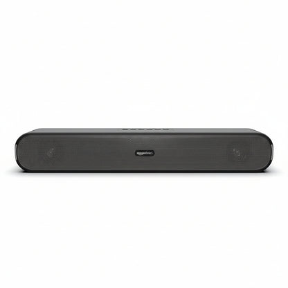 AAmazon Basics 16W Bluetooth Soundbar (Black) | 2X Bass, Bluetooth 5.3, AUX & USB | Compact Home Audio System + FREE AirPods Worth ₹999  (Combo Offer)