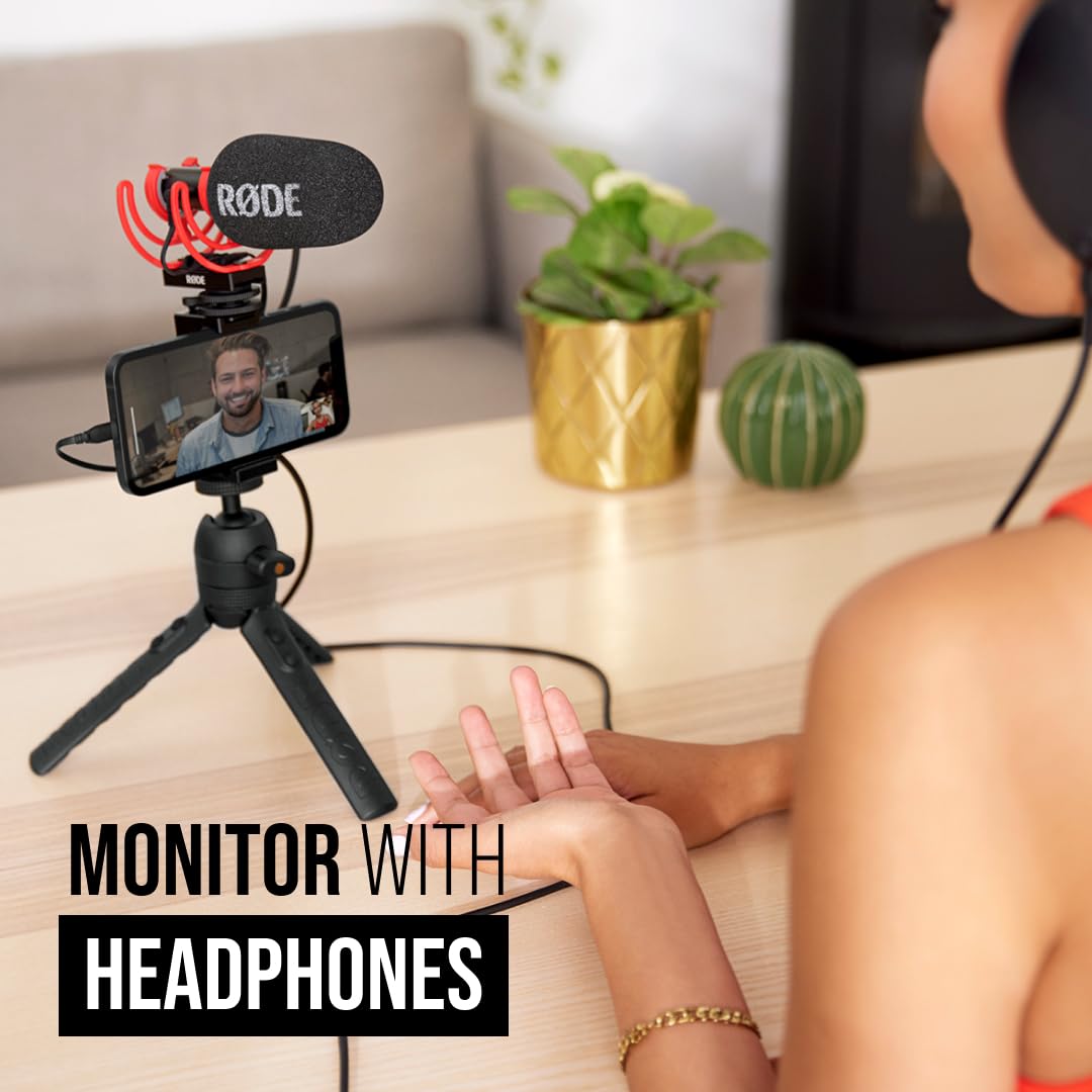 RØDE VideoMic GO II USB Mic – Compact Lightweight Shotgun Microphone for Camera, Mobile & PC Recording