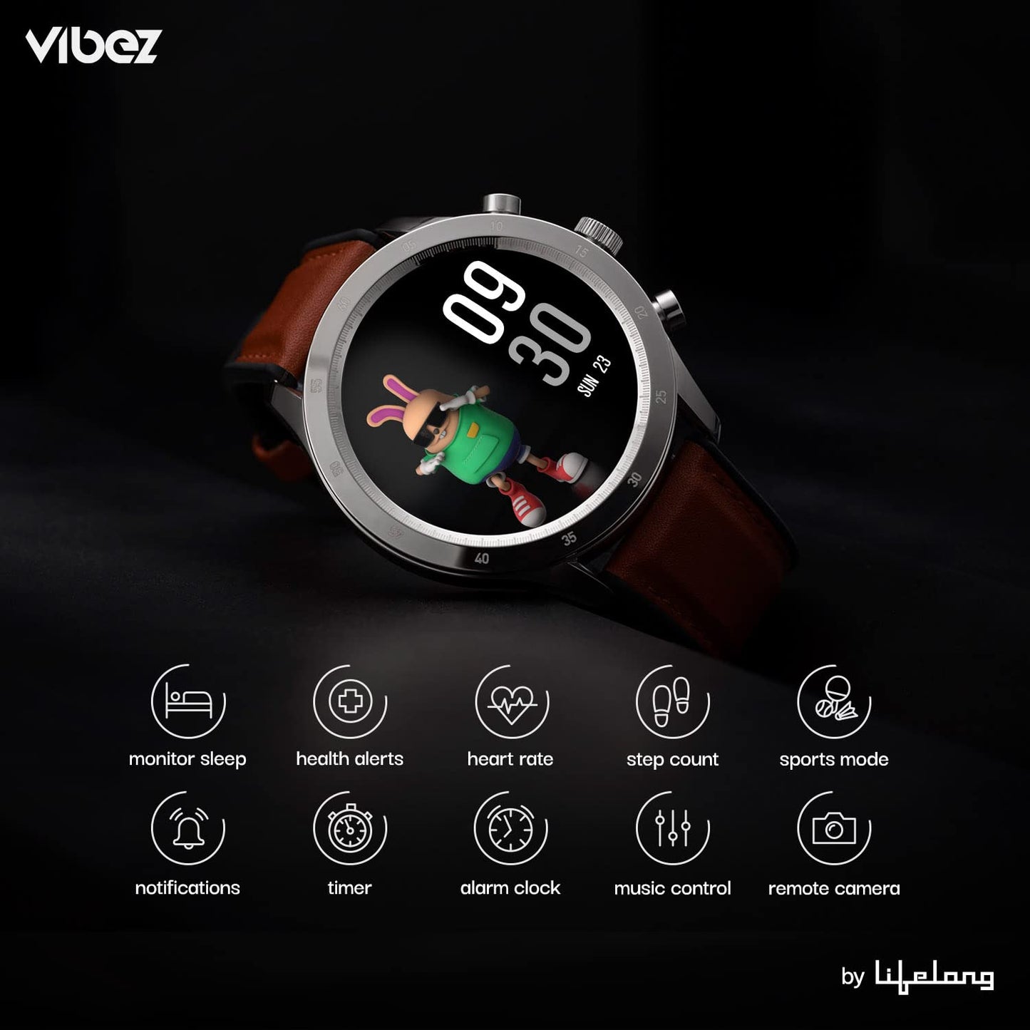 Vibez Urbane Smartwatch Silver – HD Display, SpO₂, 24×7 Heart Rate, Sleep Tracking, IP67 Waterproof | Buy 1 Get 1 Free Offer