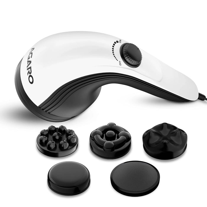AGARO Atom Plus Full Body Massager | 4 Heads | Variable Speed | Muscle Relief – Back, Leg & Foot