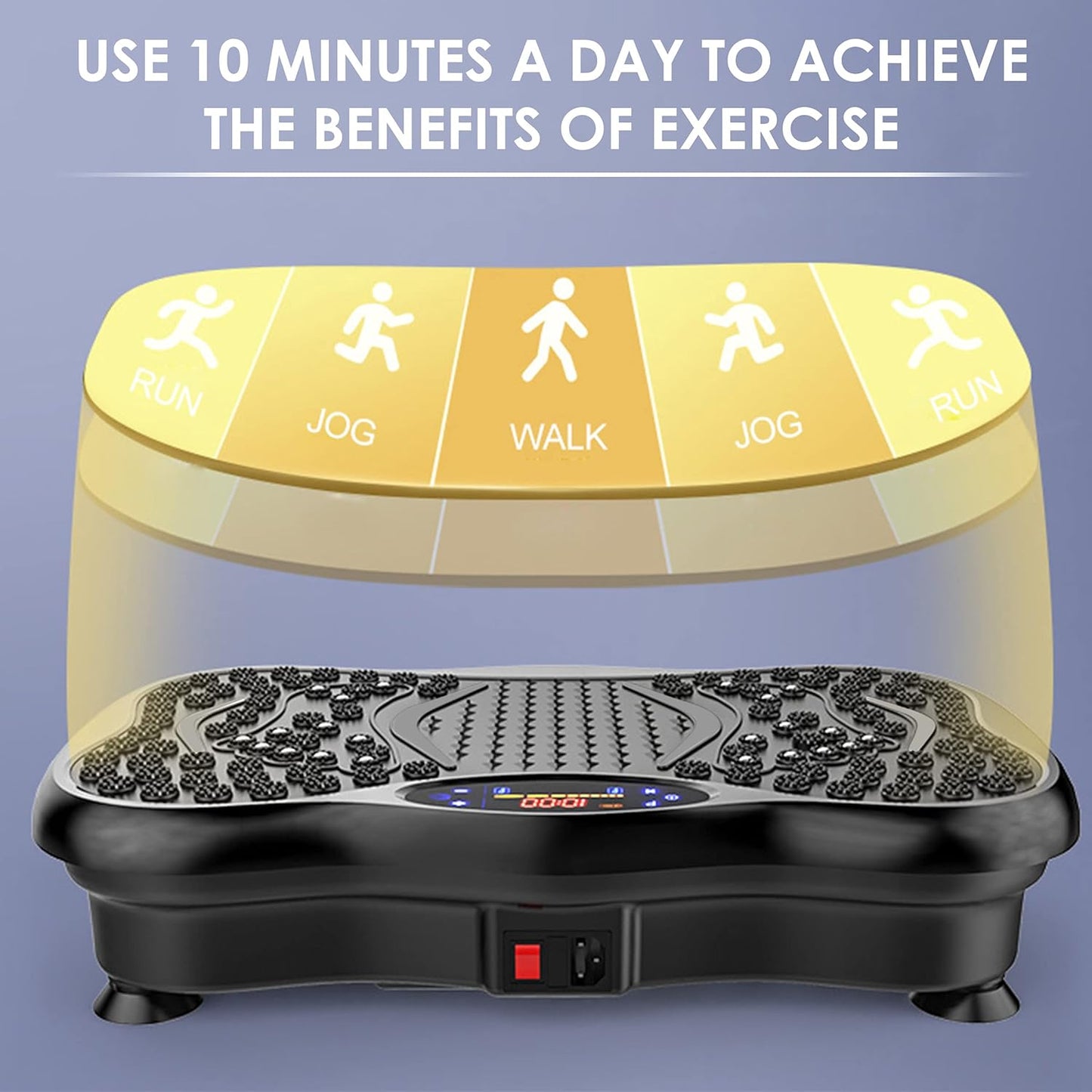 AGARO Alpha Crazyfit Vibration Plate Massager Full Body Fitness Mach Anmol Hub AGARO Alpha Crazyfit Vibration Plate Massager Full Body Fitness Mach Anmol Hub