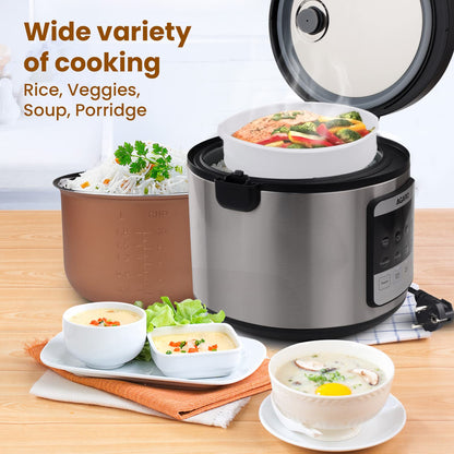 AGARO Royal 3L Smart Rice Cooker with Fuzzy Logic | Free AirPods Worth ₹899