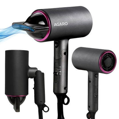 AGARO HD-1214 Premium Hair Dryer | 1400W Power, 3 Heat Settings & Cool Shot
