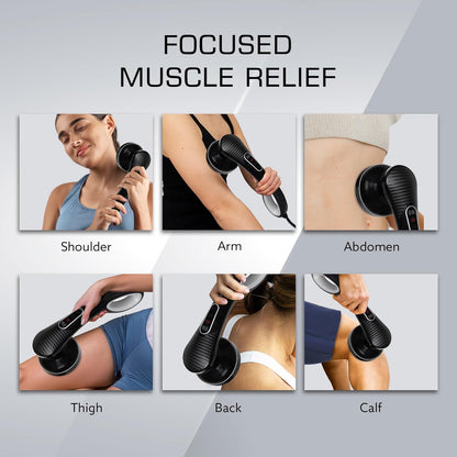 A AGARO Relaxo Full Body Massager Machine | 8 Massage Heads, 5 Modes, 6 Speeds for Back, Neck, Leg & Foot Pain Relief + FREE Solimo 11-in-1 Chopper + FREE AGARO Elite Lint Remover