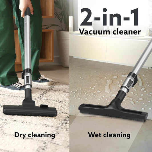 AGARO Ace 1600W Wet & Dry Vacuum Cleaner | 21.5KPa Powerful Suction | 30L Tank | Blower Function | Stainless Steel Body