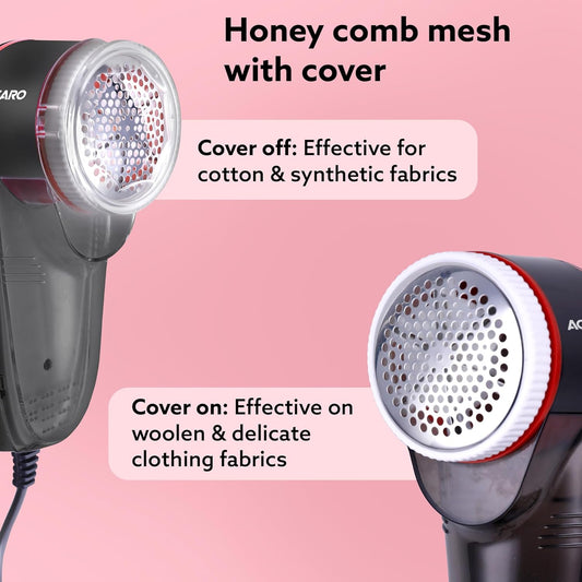 AGARO Elite Electric Lint Remover with Cord | Fabric Pill & Burr Remover for Sweaters, Blankets, Jackets, Carpets & Curtains