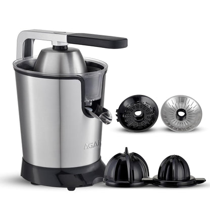 🔥 Limited Time Offer | AGARO Regency 350W Electric Citrus Juicer with 650ML Capacity, AC Copper Motor, Pulp Regulator & Dual Cones – Stainless Steel Juicer for Orange, Lemon & All Citrus Fruits | 🎁 FREE Electric Kettle Worth ₹999 Included