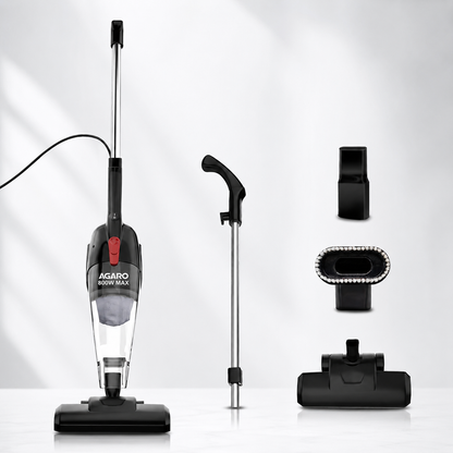 A AGARO Regal Plus 2-in-1 Upright Vacuum Cleaner 800W | Powerful 6.5kPa Suction | Handheld & Stick Vacuum for Home Cleaning | Bagless Design | FREE Electric Kettle Worth ₹999 🎁