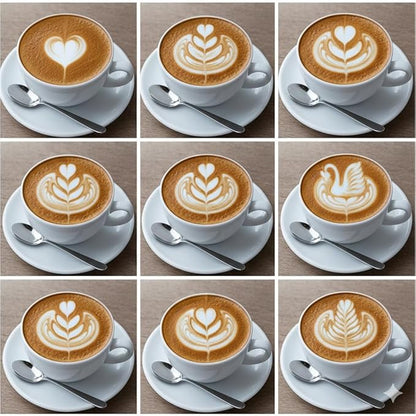 AGARO 350ml Stainless Steel Milk Frothing Pitcher with Latte Art Pen | 304 Steel Espresso Coffee Jug for Cappuccino & Latte