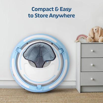 LuvLap 360° Joy Baby Walker (6–18 Months) | 3 Height Levels, Music Toy Tray & Food Tray | Safe & Comfortable Baby Walker + FREE AirPods Worth ₹499 🎁
