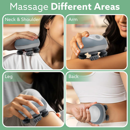 AGARO Scalp Massager SM3675 | Rechargeable Electric Head Massager with 3 Speed Modes