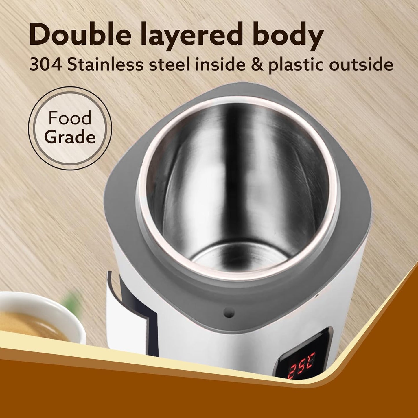 AGARO Delite Portable Electric Kettle, 500 Ml