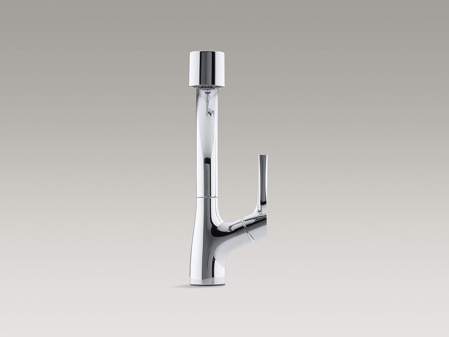 KOHLER Elate Pull-Out Kitchen Faucet with Chrome Finish | Premium Pull-Out Sink Tap for Modern Kitchens | Single Handle Kitchen Mixer