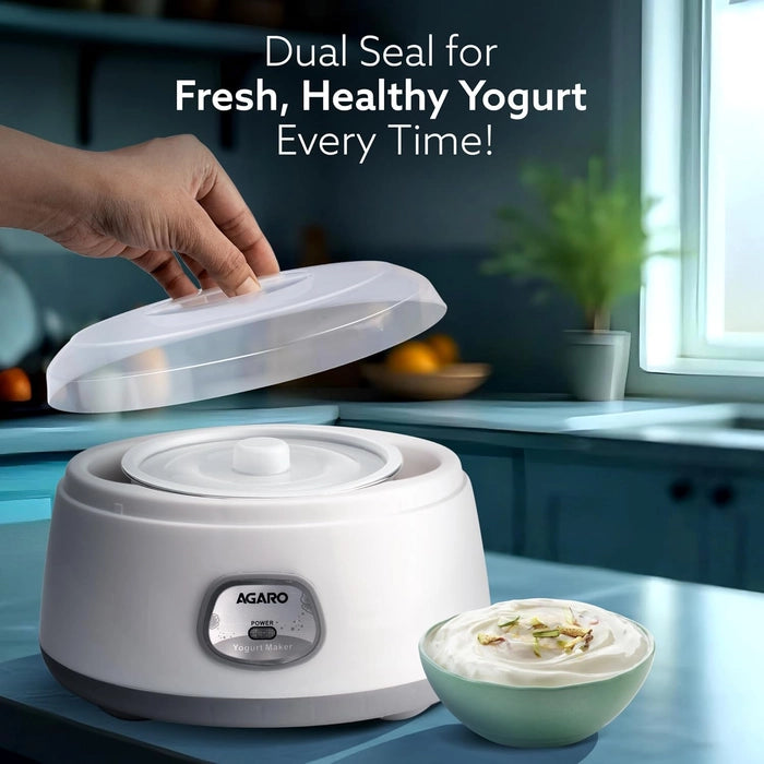 AGARO Classic Portable Yogurt Maker Machine for Home