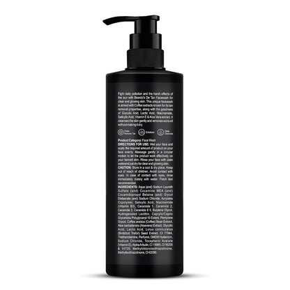 BEARDO DeTan Face Wash for Men – 200ml with Glycolic Acid, Niacinamide & Coffee | Helps Reduce Tan, Dark Spots & Pigmentation for Smooth, Oil-Free Skin | BUY 1 GET 1 FREE @ ₹499 🔥