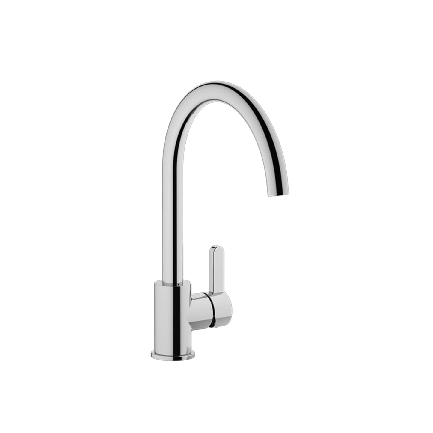 Kohler  Atom Kitchen Mixer Faucet – Single Handle Hot & Cold Kitchen Sink Tap with 360° Swivel Spout, Water Saving Aerated Flow & Modern Deck Mounted Design