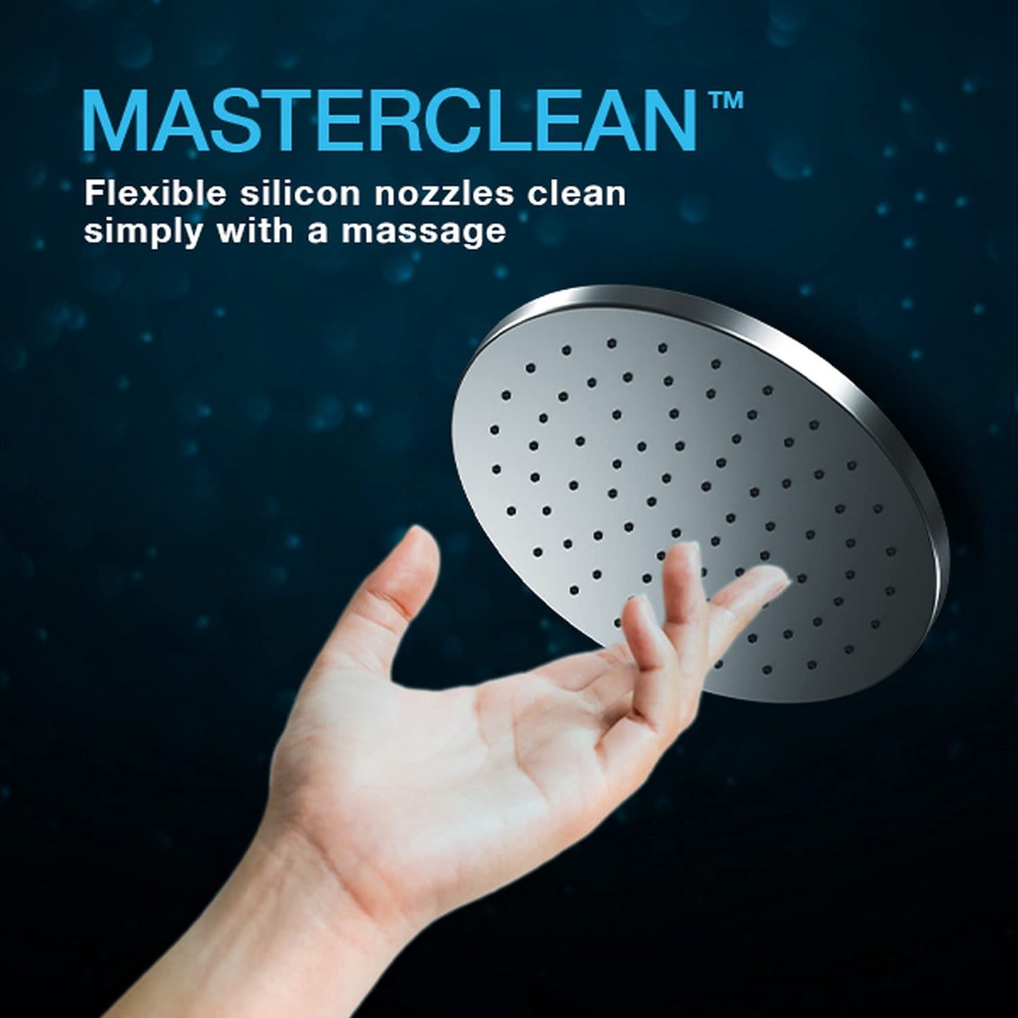 Kohler Rain Duet Ceiling Mount Shower Head – Round Overhead Rain Shower with Katalyst Air-Induction Technology & Adjustable Spray