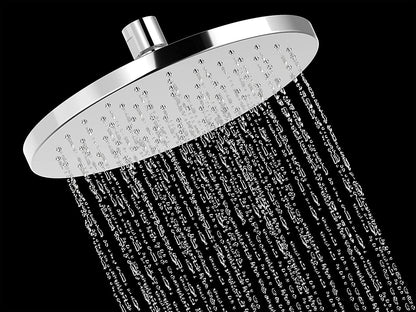 Kohler Rain Duet Ceiling Mount Shower Head – Round Overhead Rain Shower with Katalyst Air-Induction Technology & Adjustable Spray