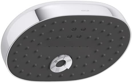 Kohler Statement Multifunction Showerhead – Multiple Spray Modes with Premium Polished Chrome Finish | Luxury Overhead Shower