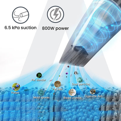A AGARO Regal Plus 2-in-1 Upright Vacuum Cleaner 800W | Powerful 6.5kPa Suction | Handheld & Stick Vacuum for Home Cleaning | Bagless Design | FREE Electric Kettle Worth ₹999 🎁