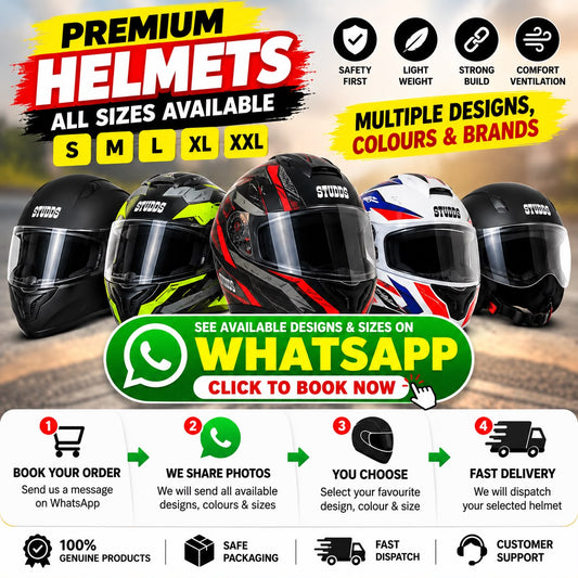ALL HELMET SIZES AVAILABLE 🪖 | BOOK ON WHATSAPP |8708836994|