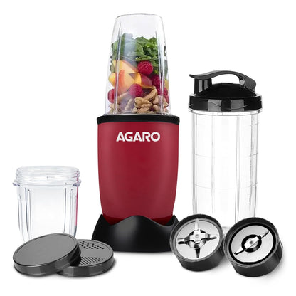 AGARO Regal Nutri Blender 400W with 3 Jars | Smoothie Maker, Juicer & Masala Grinder | 100% Copper Motor 🔥🥤