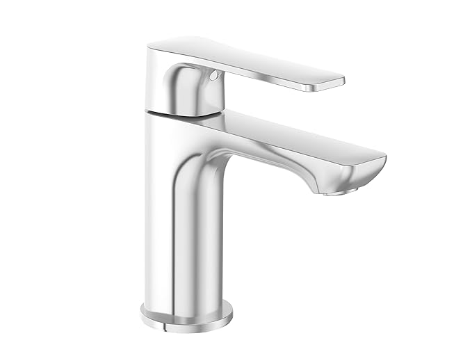 Kohler Fore Tri Pillar Wash Basin Tap 27484IN-4-CP | Premium Polished Chrome Bathroom Sink Faucet | Aerodynamic Triangular Design | Strong Brass Construction