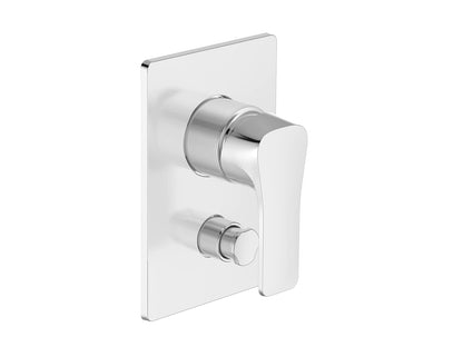 Kohler Fore Tri Shower Wall Mixer Trim – Polished Chrome Recessed Shower Mixer for Modern Bathrooms